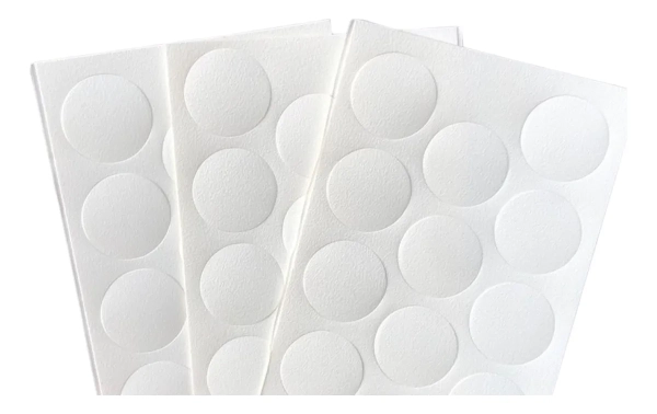Tapa Furo Autoadesivo Branco 10 unidades 18mm P/ Móveis