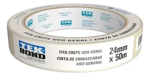 FITA CREPE 24 X 50 METROS TEKBOND