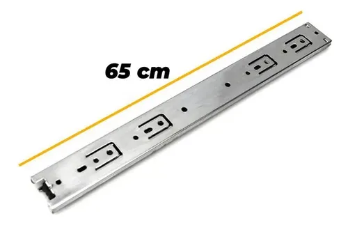 Corrediça Telescópica Gaveta 65cm 650mm Reforçada HD o Par